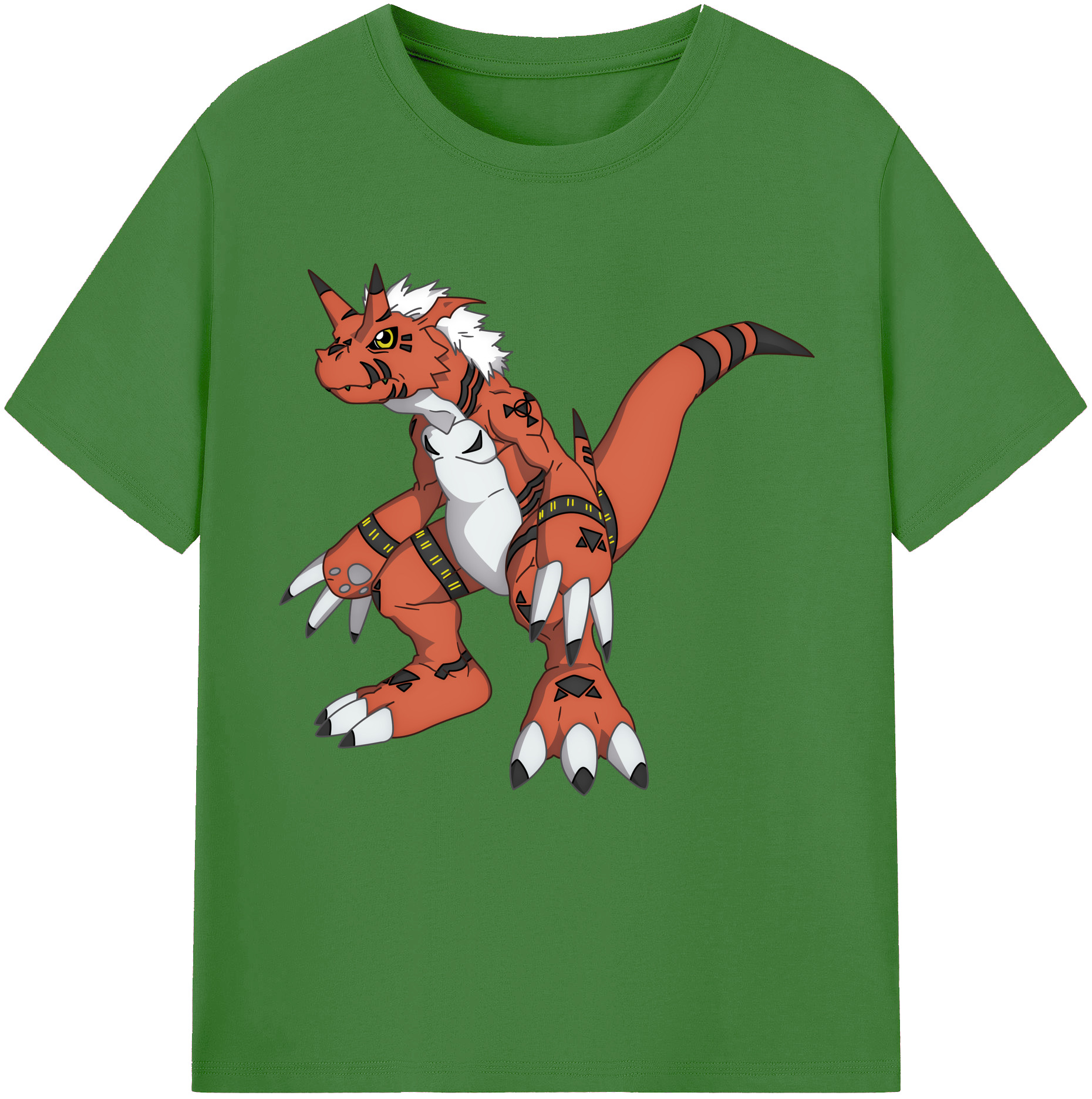 （画像用） Digimon デジタルモンスター/デジモン レディースカジュアルプリントTシャツ（綿100％）
